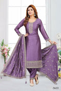 Joban Fashion Muslin Silk Lylac Color Kurta Set | Grocsy
