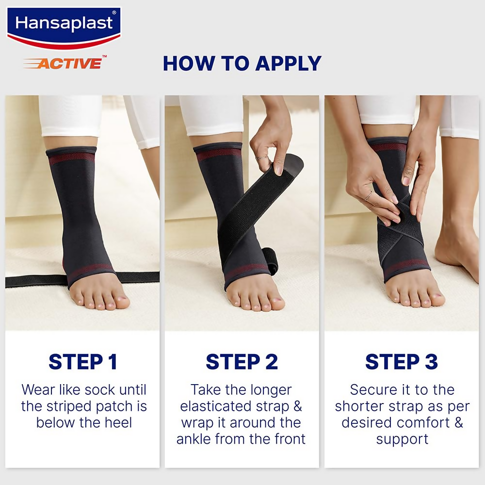 Hansaplast Active Ankle Binder Support for Men & Women | Grocsy