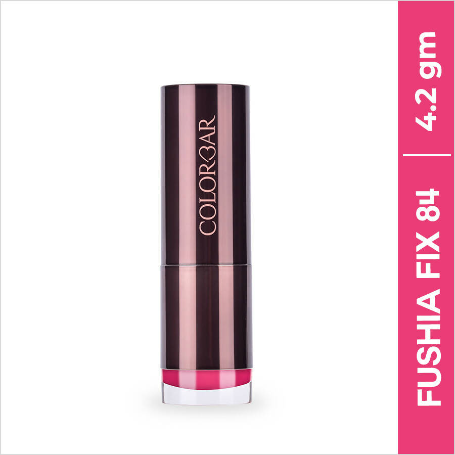 Colorbar Velvet Matte Lipstick Fushia Fix 1 | Grocsy