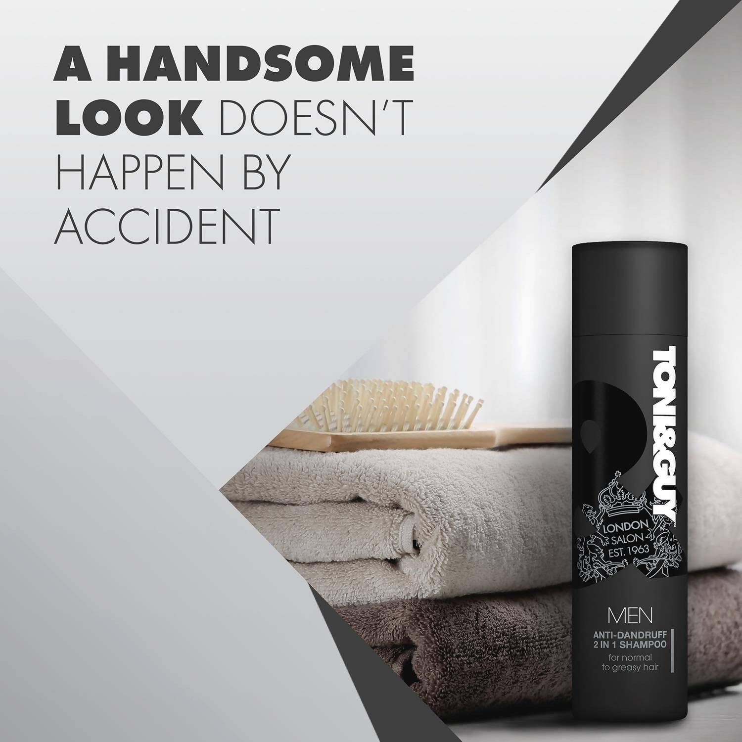 Toni&Guy Men Anti-Dandruff 2-in-1 Shampoo | Grocsy