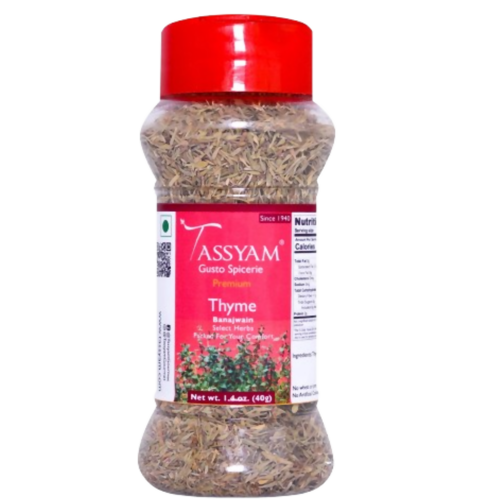 Tassyam Organics Dried Thyme | Grocsy