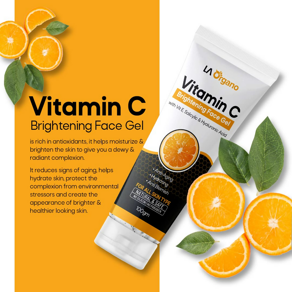 LA Organo Vitamin C Brightening Face Gel | Grocsy