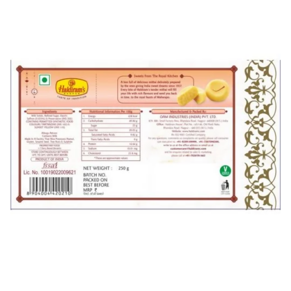 Haldiram's Kesar Peda | Grocsy