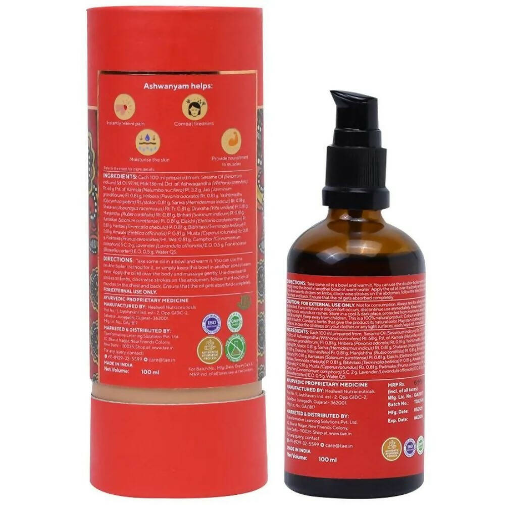Varaasa Ashwanyam Ashwagandha-Rich Body Oil | Grocsy