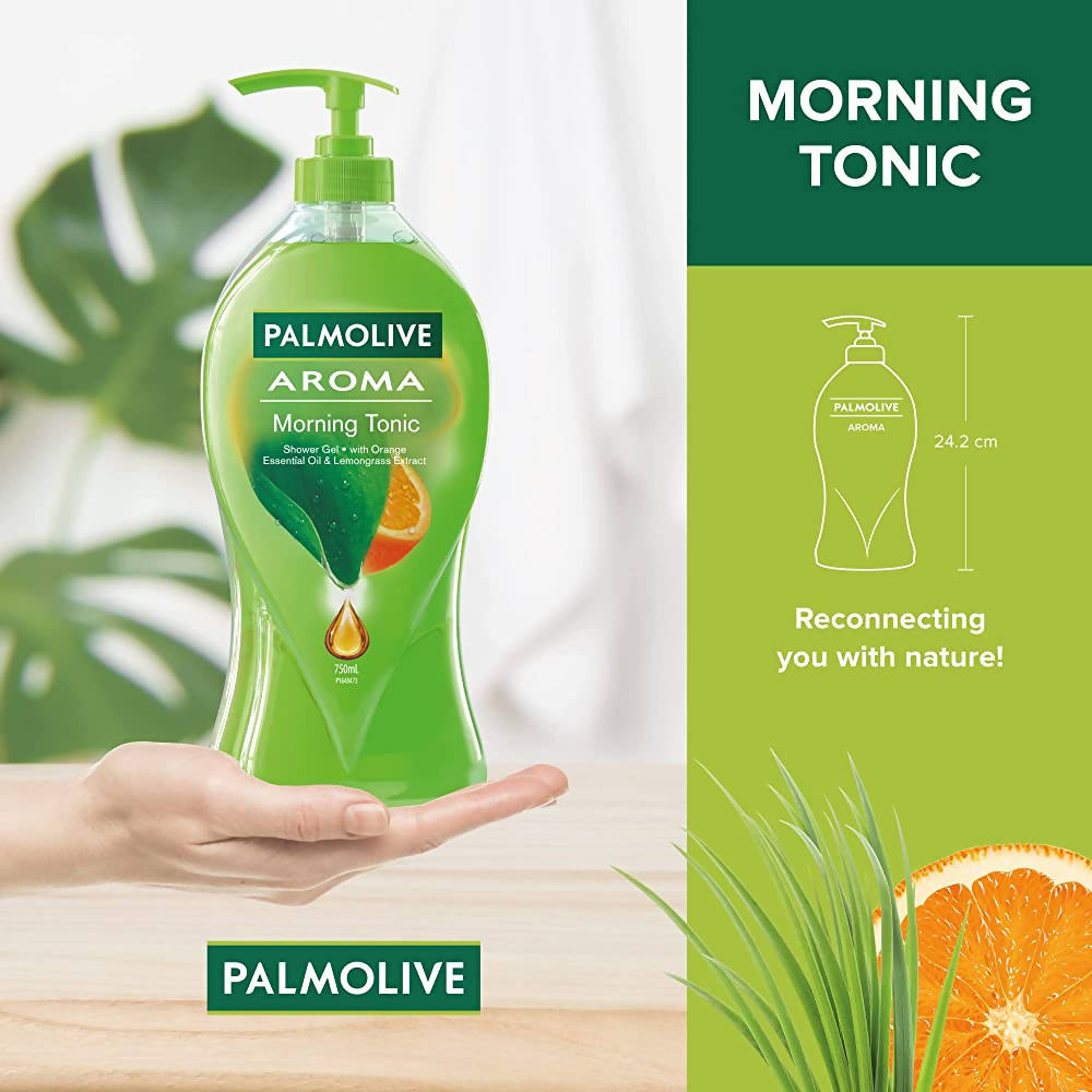 Palmolive Aroma Morning Tonic Shower Gel | Grocsy