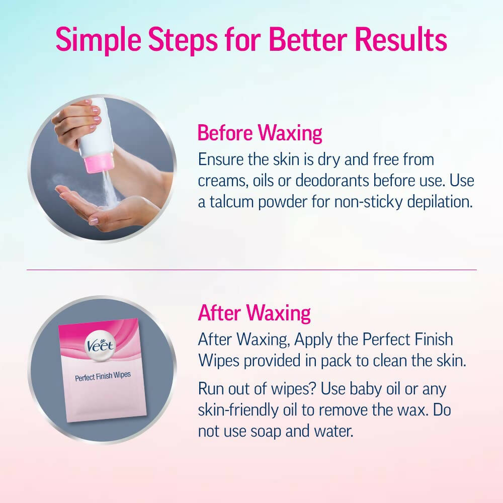 Veet Professional Waxing Strips for Women - Dry Skin | Grocsy