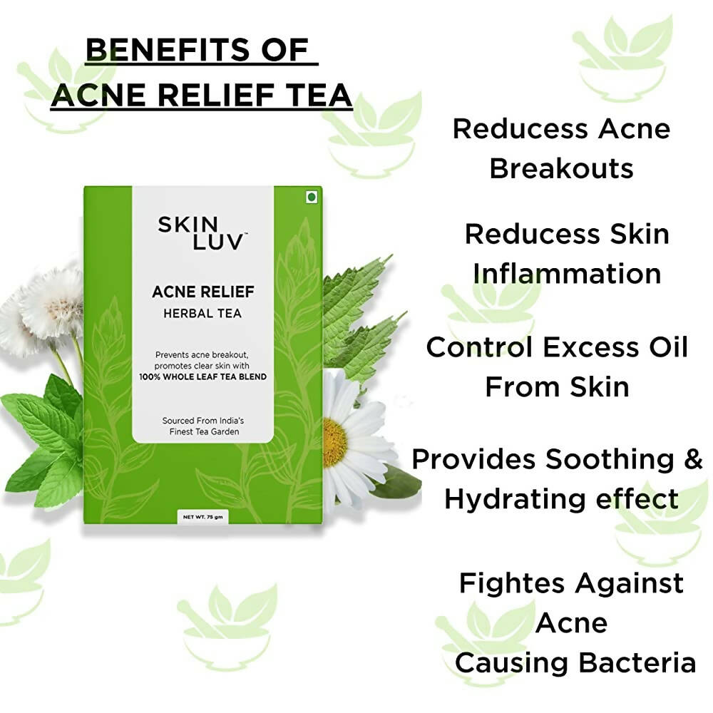 SkinLuv Acne Relief Herbal Tea | Grocsy