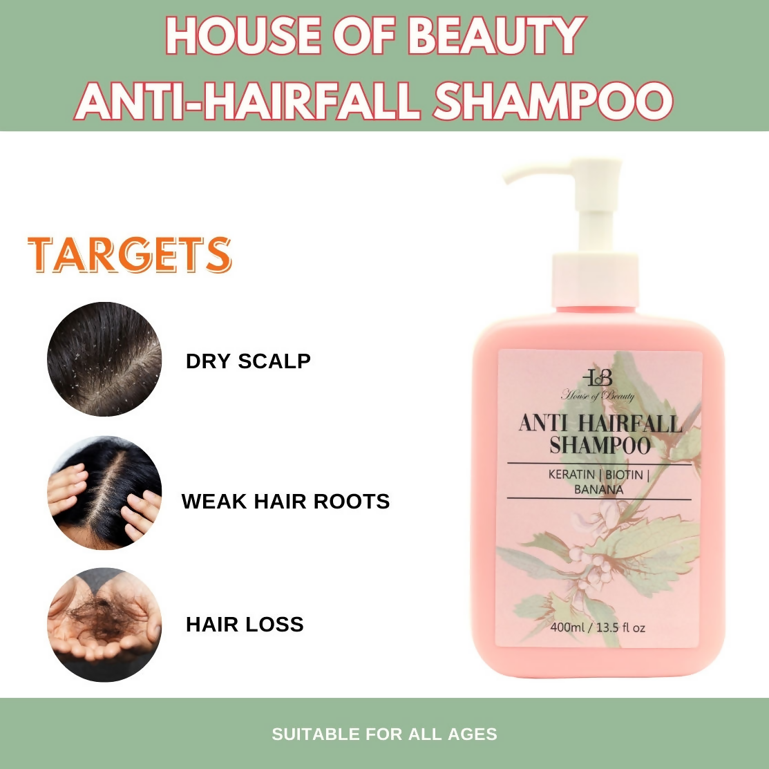 House of Beauty Anti Hairfall Shampoo | Grocsy