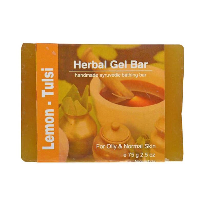 Jain Lemon Tulasi Herbal Gel Bar | Grocsy