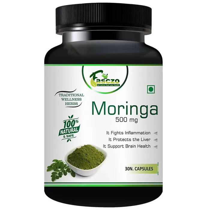 Fasczo Moringa 500mg Capsules | Grocsy