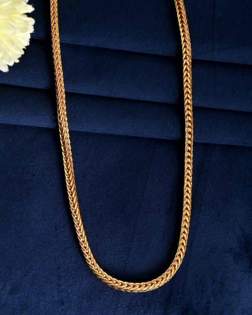 VOJ Gold-Polished Thick Snake Chain | Grocsy
