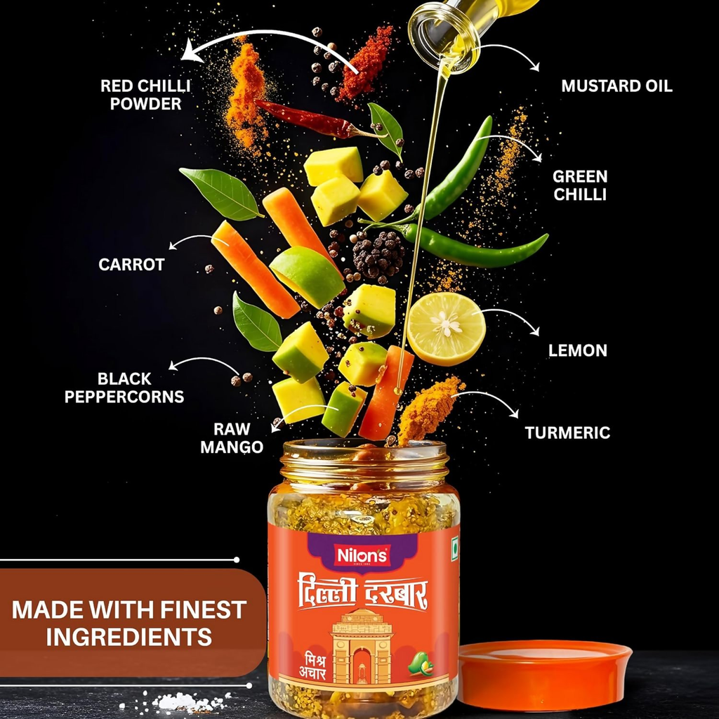 Nilon's Delhi Darbar Mixed Pickle | Grocsy
