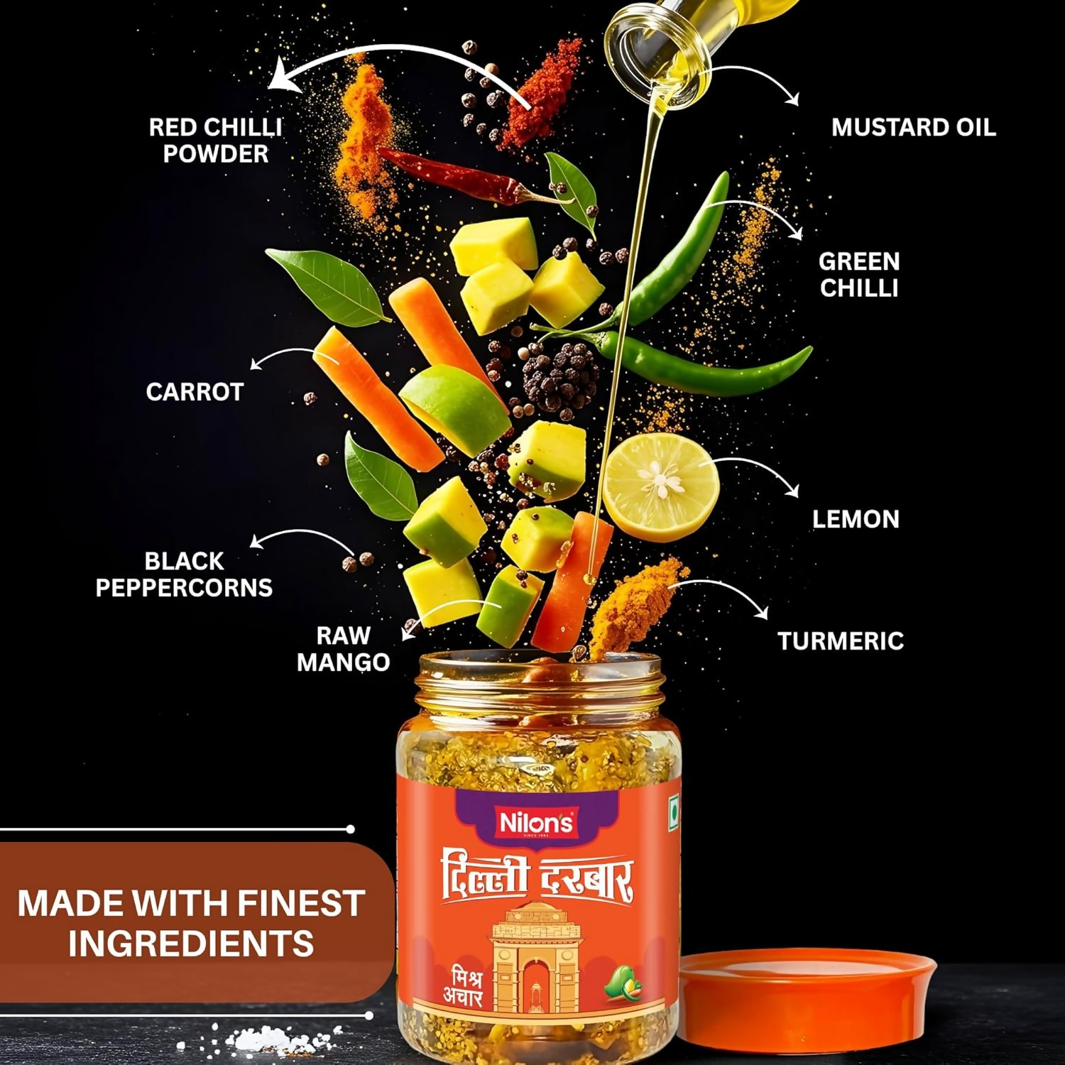 Nilon's Delhi Darbar Mixed Pickle | Grocsy