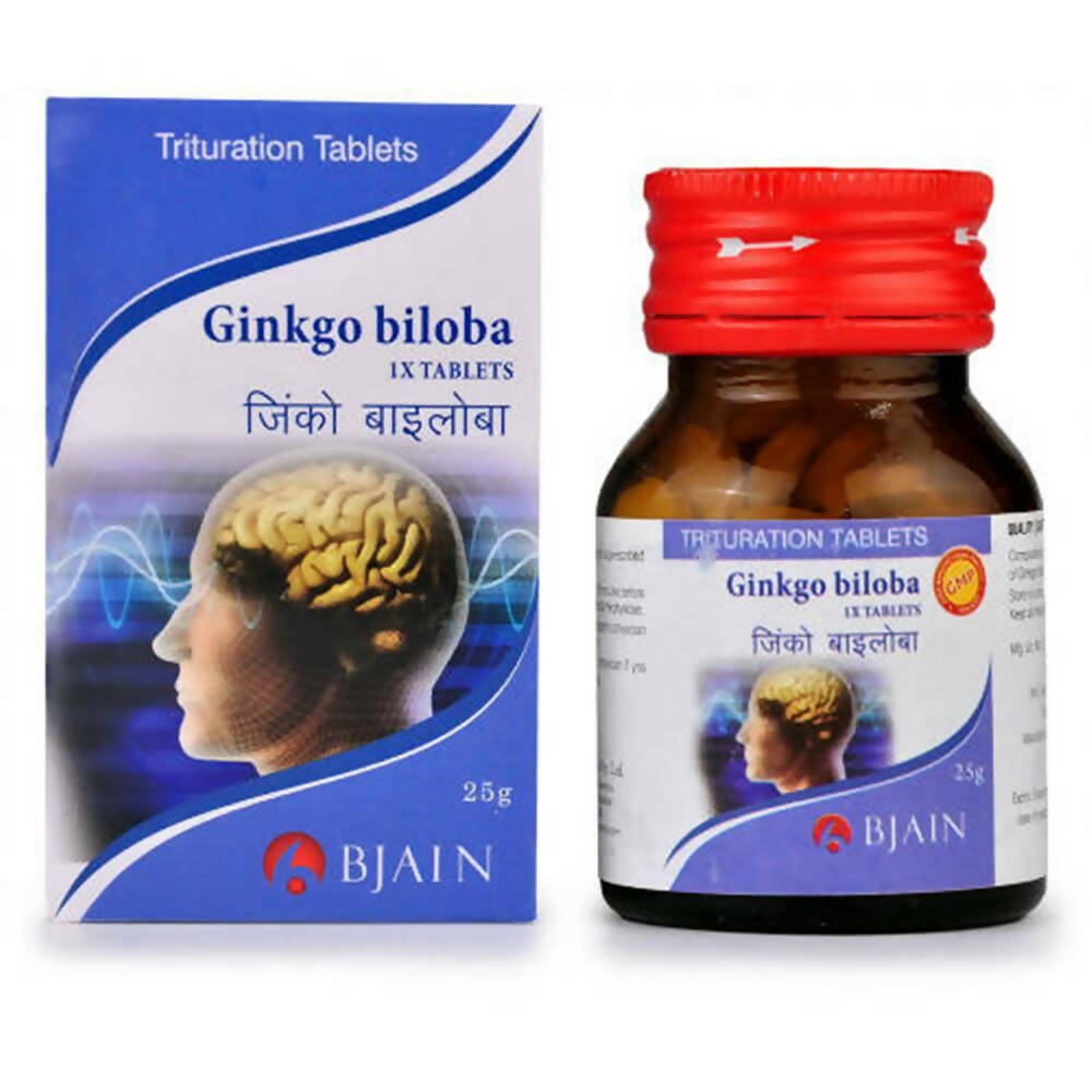 Bjain Homeopathy Ginkgo Biloba Tablets | Grocsy