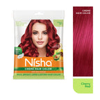 Nisha Creme Hair Color for Women - Cherry-Red | Grocsy