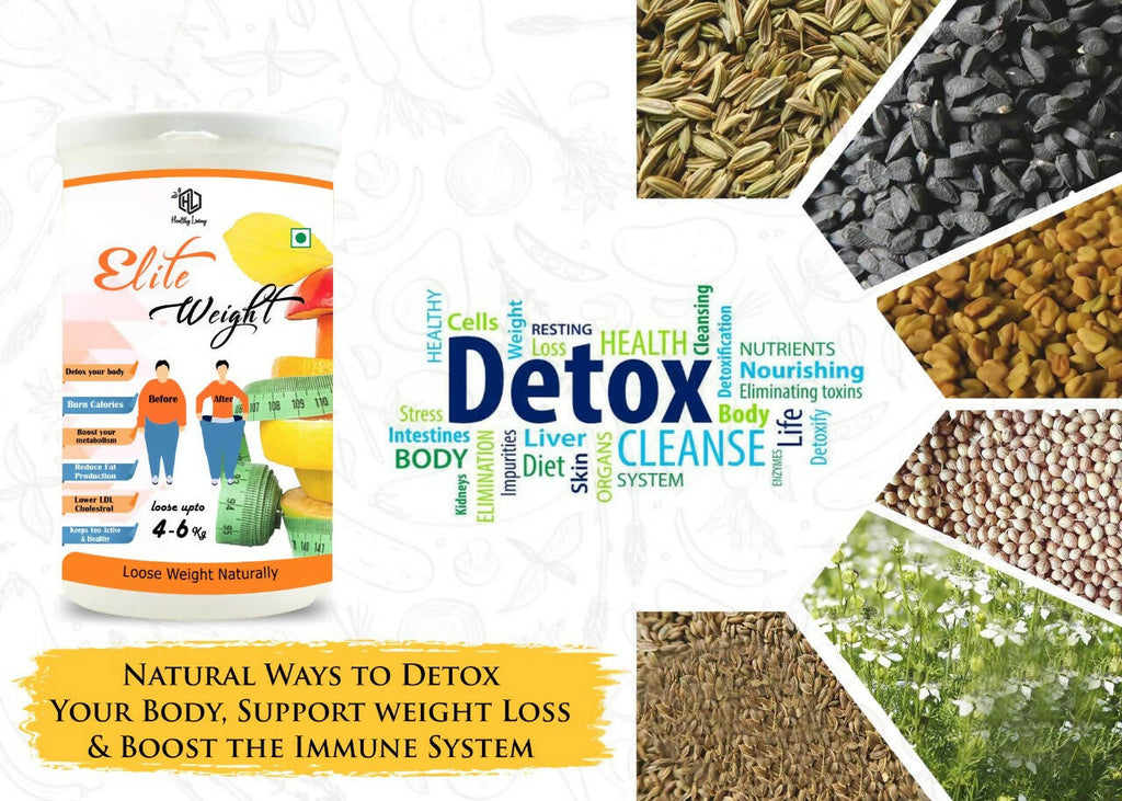 Healthy Living Elite Weight Natural Detox and Weight Management Supplement | Grocsy
