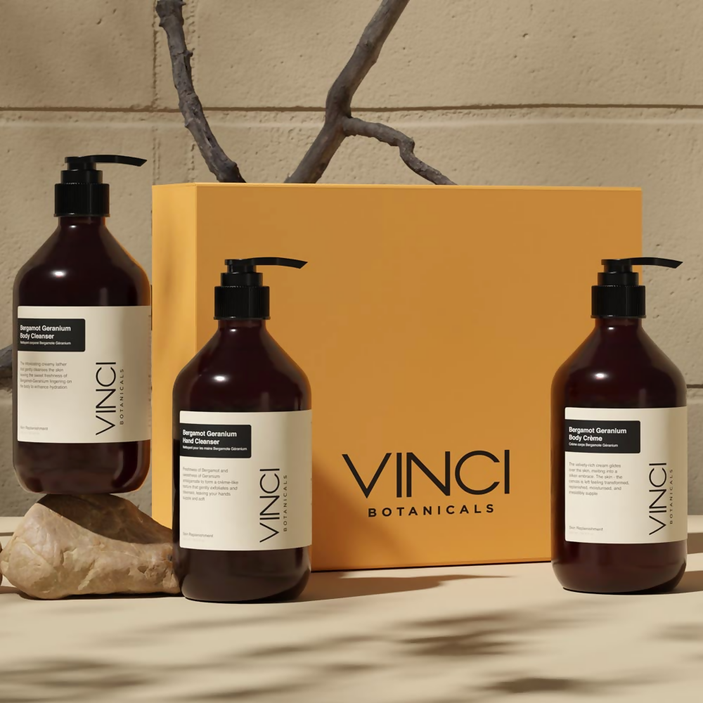 Vinci Botanicals Bergamot Geranium Trio | Grocsy