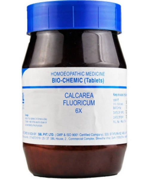 SBL Homeopathy Calcarea Fluorica Biochemic Tablet | Grocsy