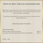 Forest Essentials White Lily Body Care Duo (Soundarya) Box | Grocsy