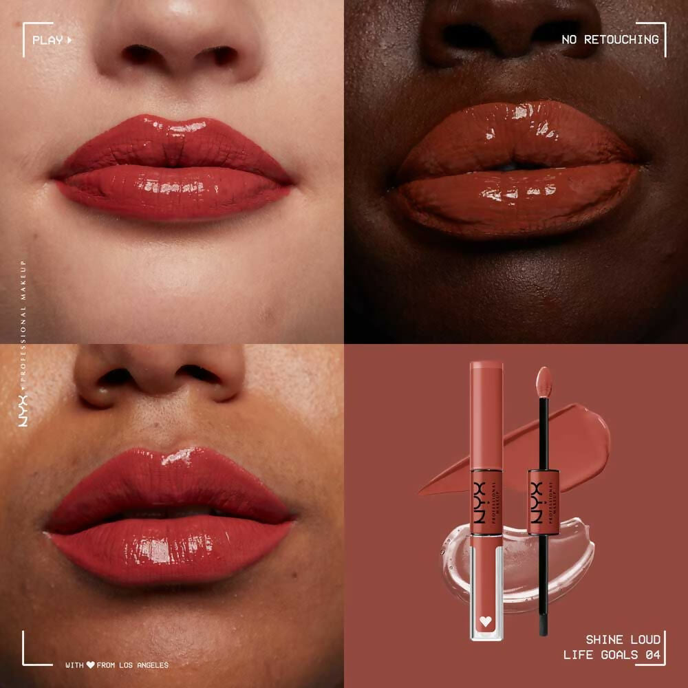 NYX Professional Makeup Shine Loud High Shine Lip Color and Gloss - Life Goals | Grocsy