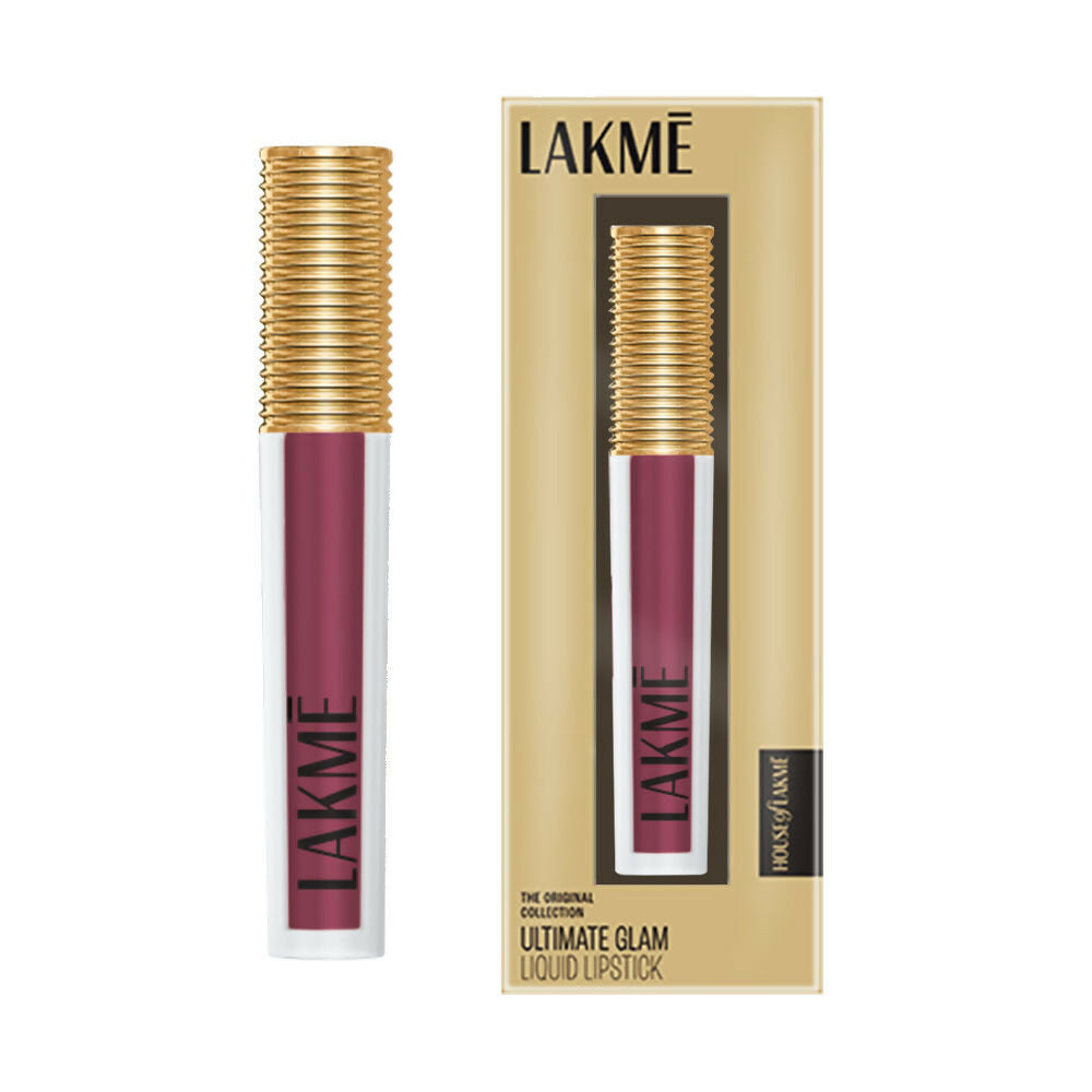 Lakme Ultimate Glam Matte Liquid Lipstick - Muave Ecstasy | Grocsy