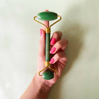 Natural Vibes Glow Getter Gift Set with Jade Face Roller | Grocsy