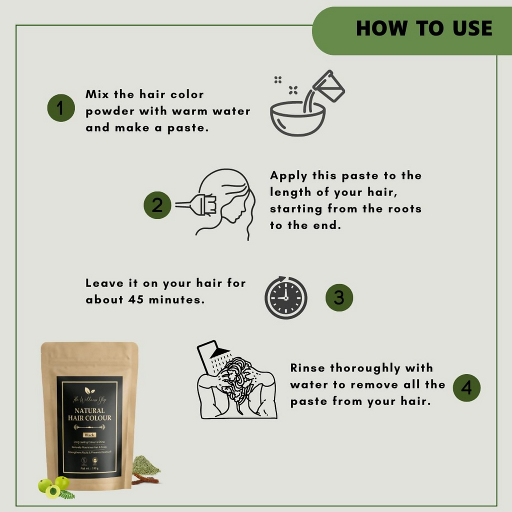 The Wellness Shop Natural Black Hair Colour | Grocsy