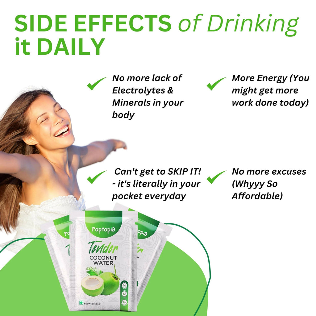 Poptopia Tender Coconut Water Powder | Grocsy