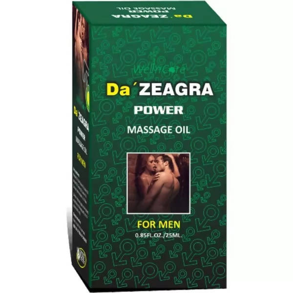 Well n Care Da' Zeagra Power Massage Oil for Men | Grocsy