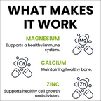 Sprowt Calcium Magnesium Zinc Vitamin D3, B12 & K2 Tablets | Grocsy