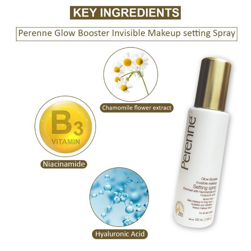 Perenne Glow Booster Invisible Makeup Setting Spray | Grocsy