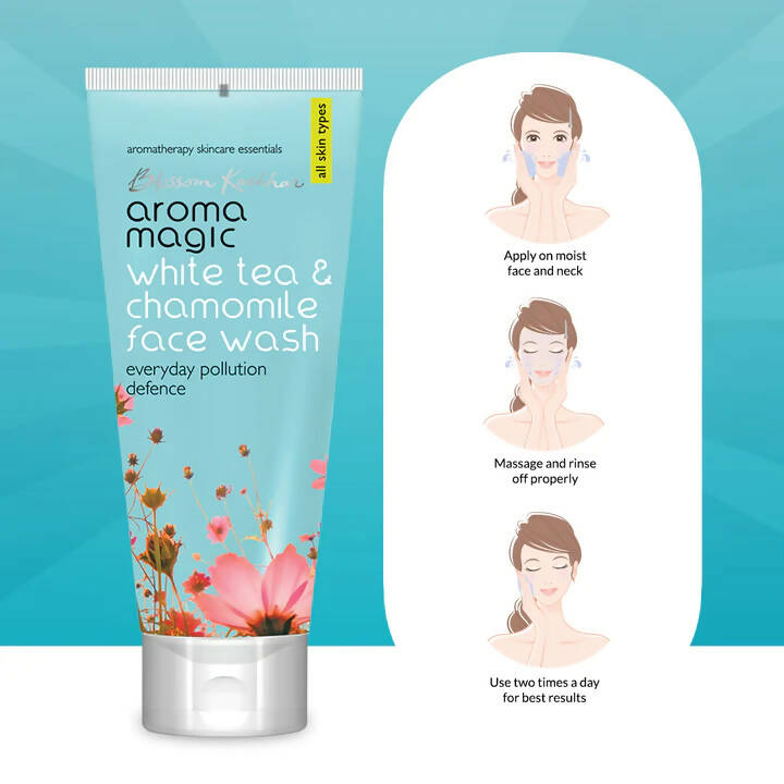 Blossom Kochhar Aroma Magic White Tea & Chamomile Face Wash | Grocsy