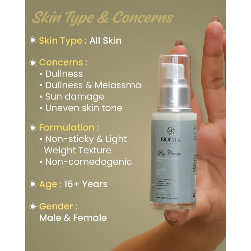 Bioever Brightening Complex SPF 15+ Day Cream | Grocsy