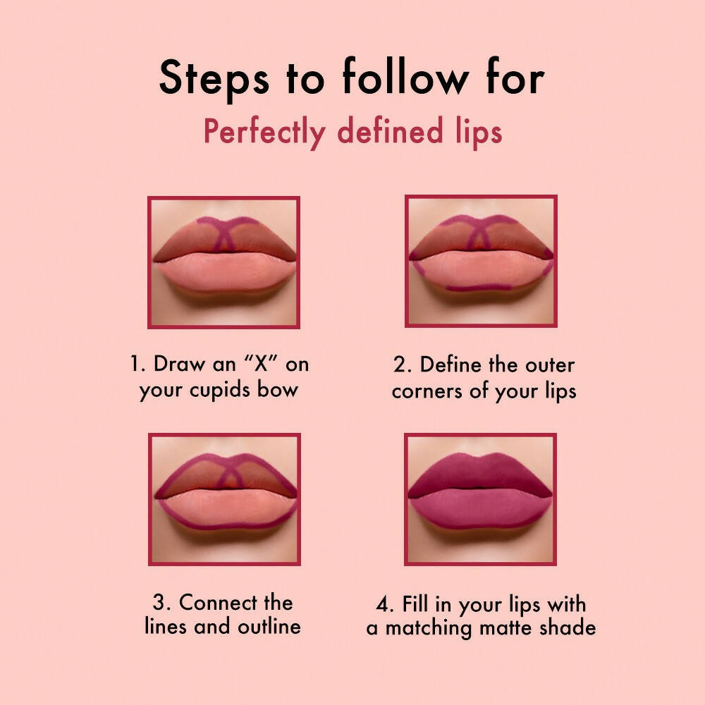 Lakme Perfect Definition Lip Liner - Black Currant | Grocsy