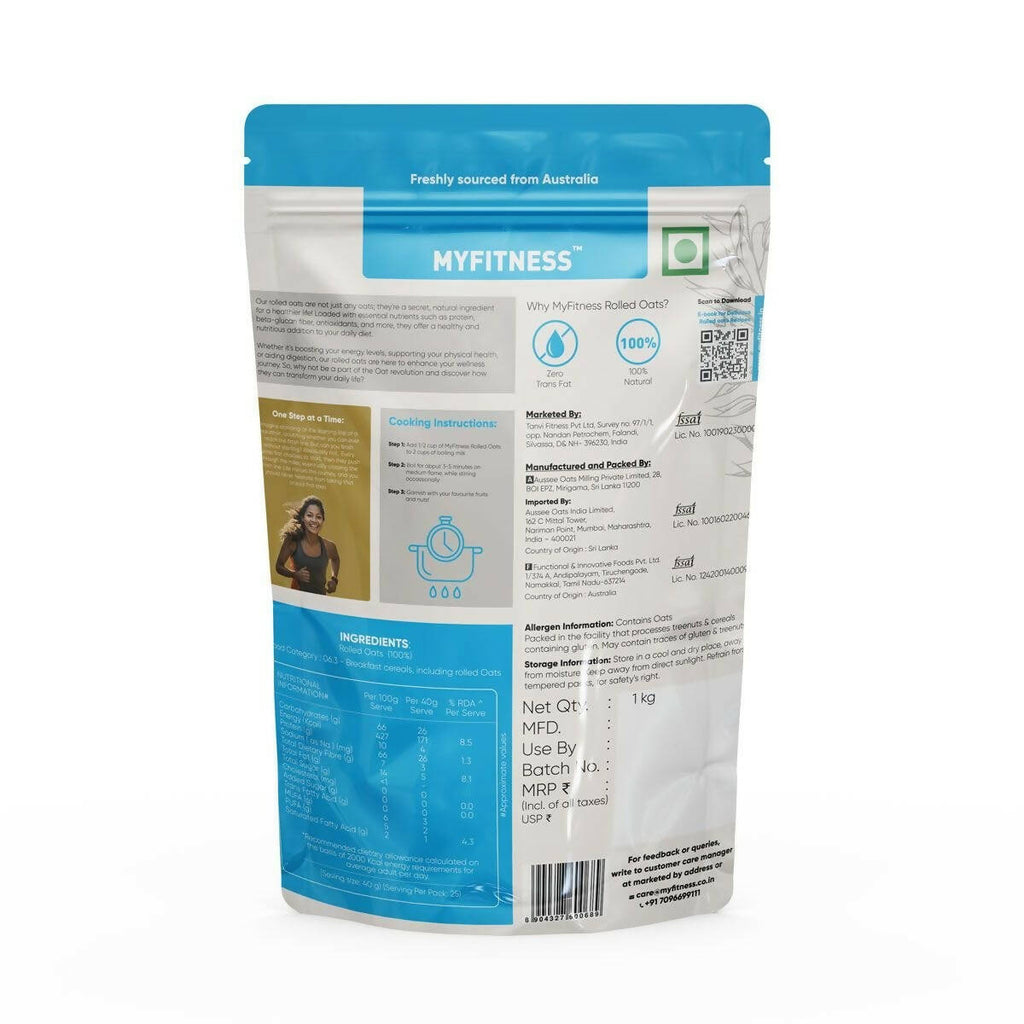 Myfitness Rolled Oats | Grocsy