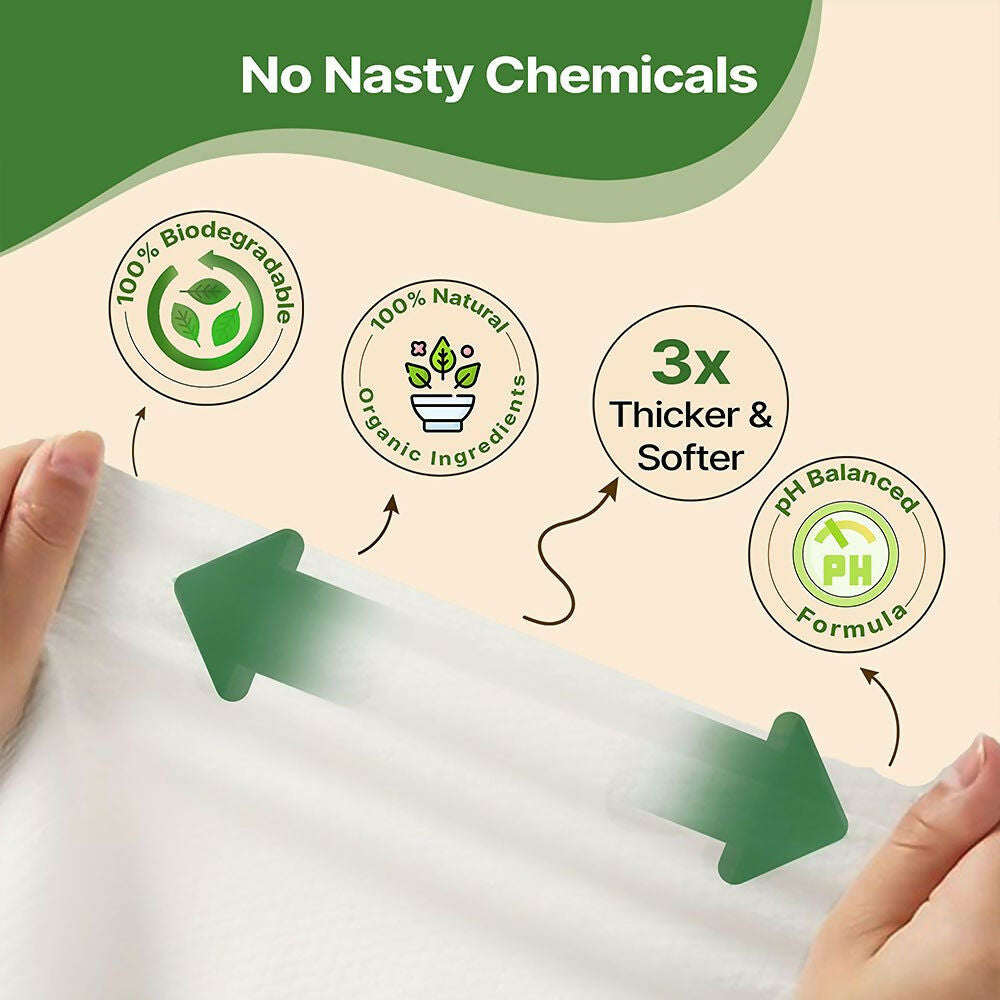 Herby Angel Ultra Gentle Bamboo Wipes | Grocsy