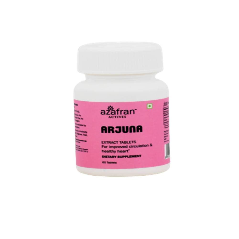 Azafran Actives Organic Arjuna Extract Tablets | Grocsy