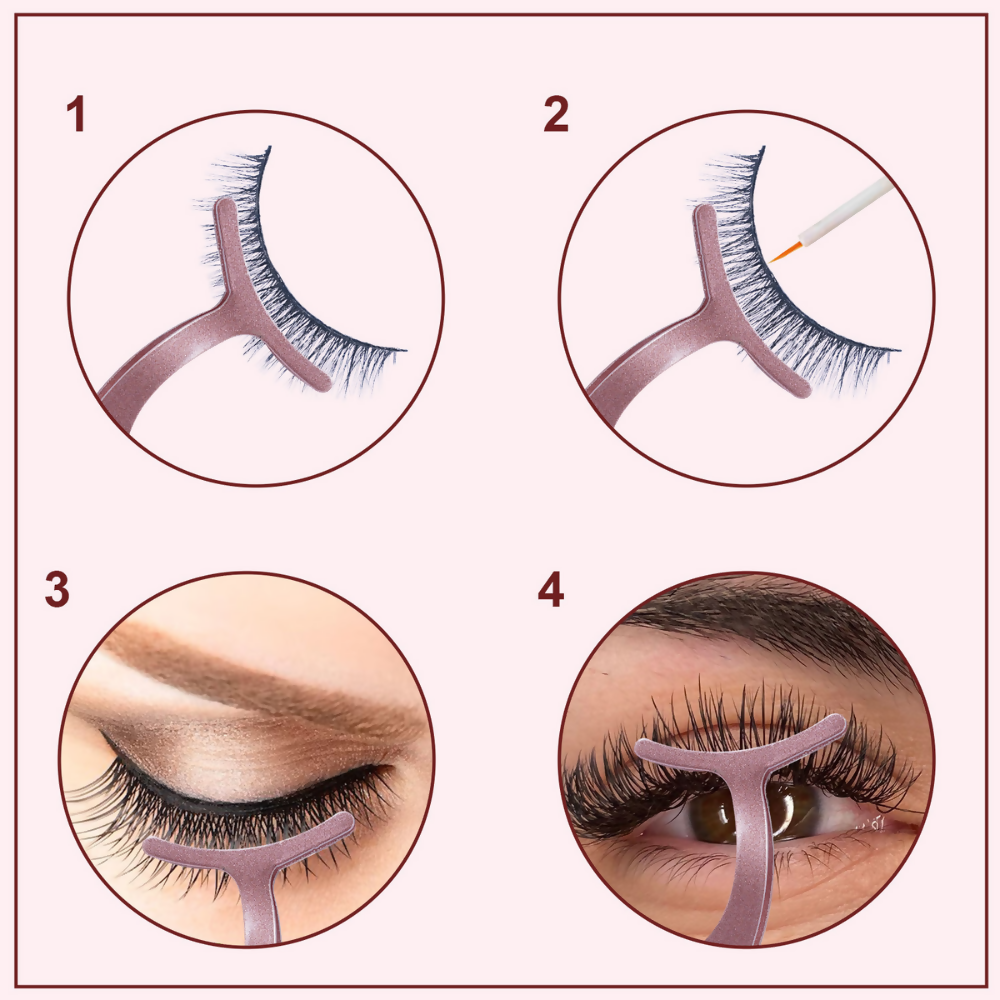 Bronson Professional Eyelash Curler Extension Applicator Remover Clip False Eyelashes Tweezer Nipper | Grocsy