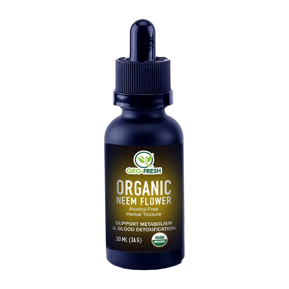 Geo-Fresh Organic Neem Flower Tincture | Grocsy