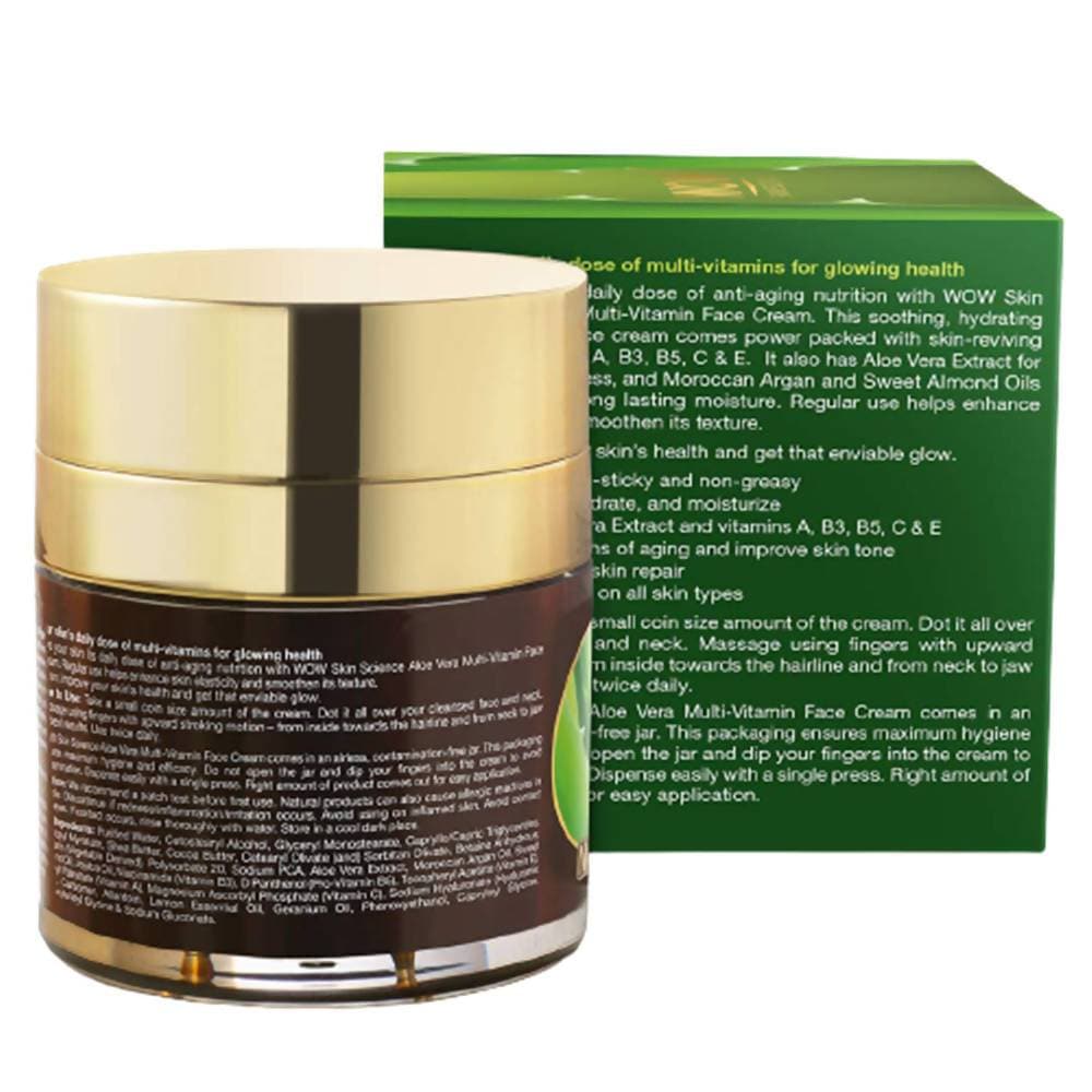 Wow Skin Science Aloe Vera Multi-Vitamin Face Cream | Grocsy