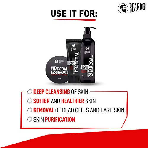 Beardo Activated Charcoal Combo | Grocsy