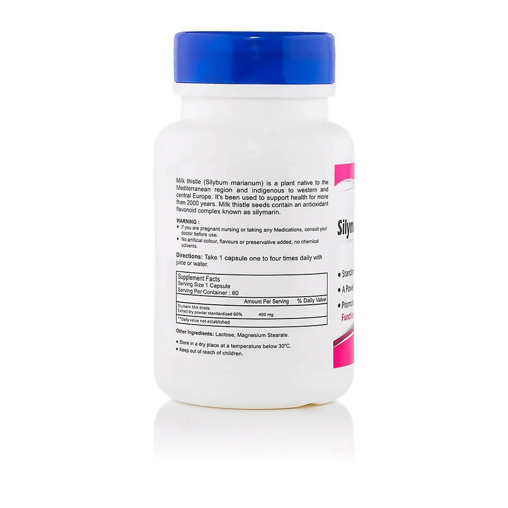 Healthvit Silymarin Milk Thistle Capsules | Grocsy