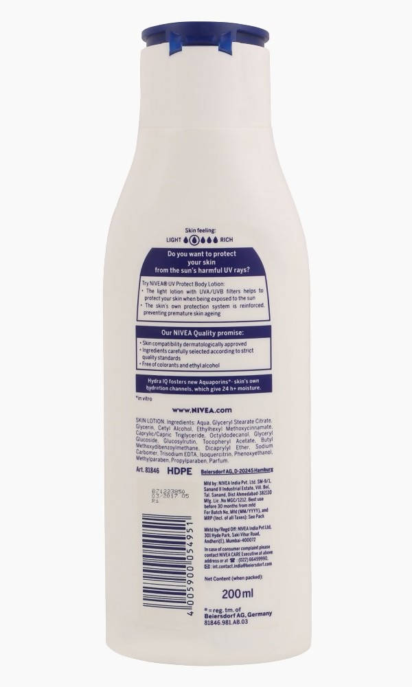 Nivea UV Protect Body Lotion | Grocsy
