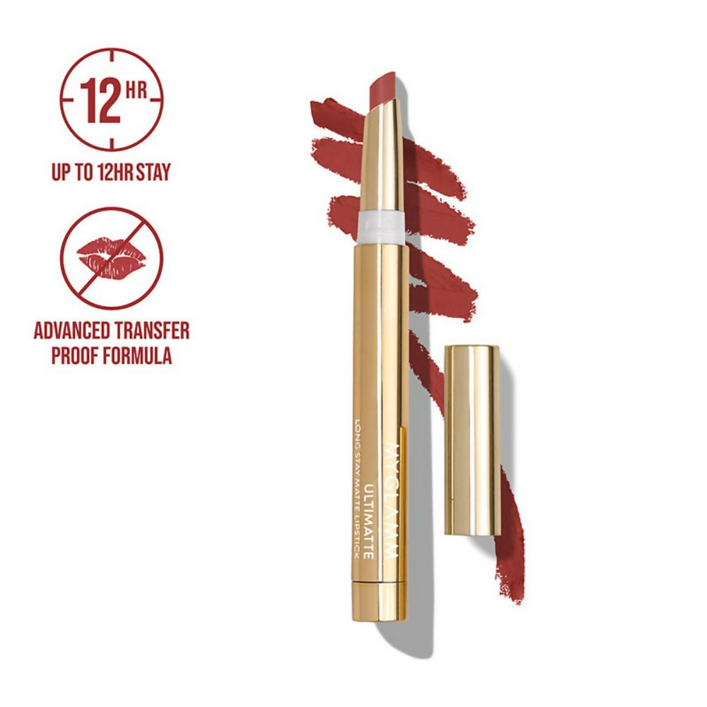 MyGlamm Ultimatte Long Stay Matte Lipstick - Foxy | Grocsy