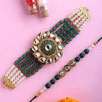 Bhaiya Bhabhi Set Of 2 Beautiful Rakhi | Grocsy