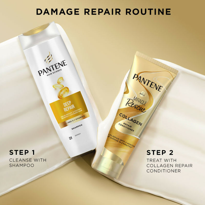 Pantene Miracle Rescue Collagen Repair Conditioner | Grocsy