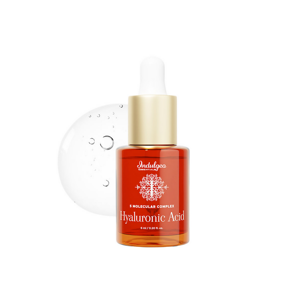 Indulgeo Essentials 5 Molecular Complex Hyaluronic Acid Lightweight Face Serum | Grocsy