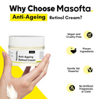 Masofta Anti Ageing Retinol Night Cream | Grocsy