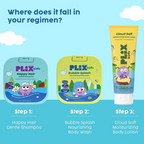 PLIX The Plant Fix Kids Happy Hair Gentle Shampoo & Bubble Splash Body Wash | Grocsy