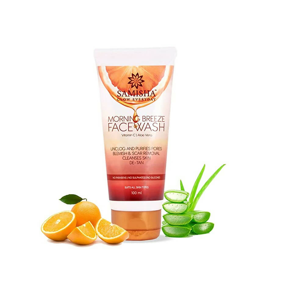Samisha Organic Morning Breeze Face Wash | Grocsy